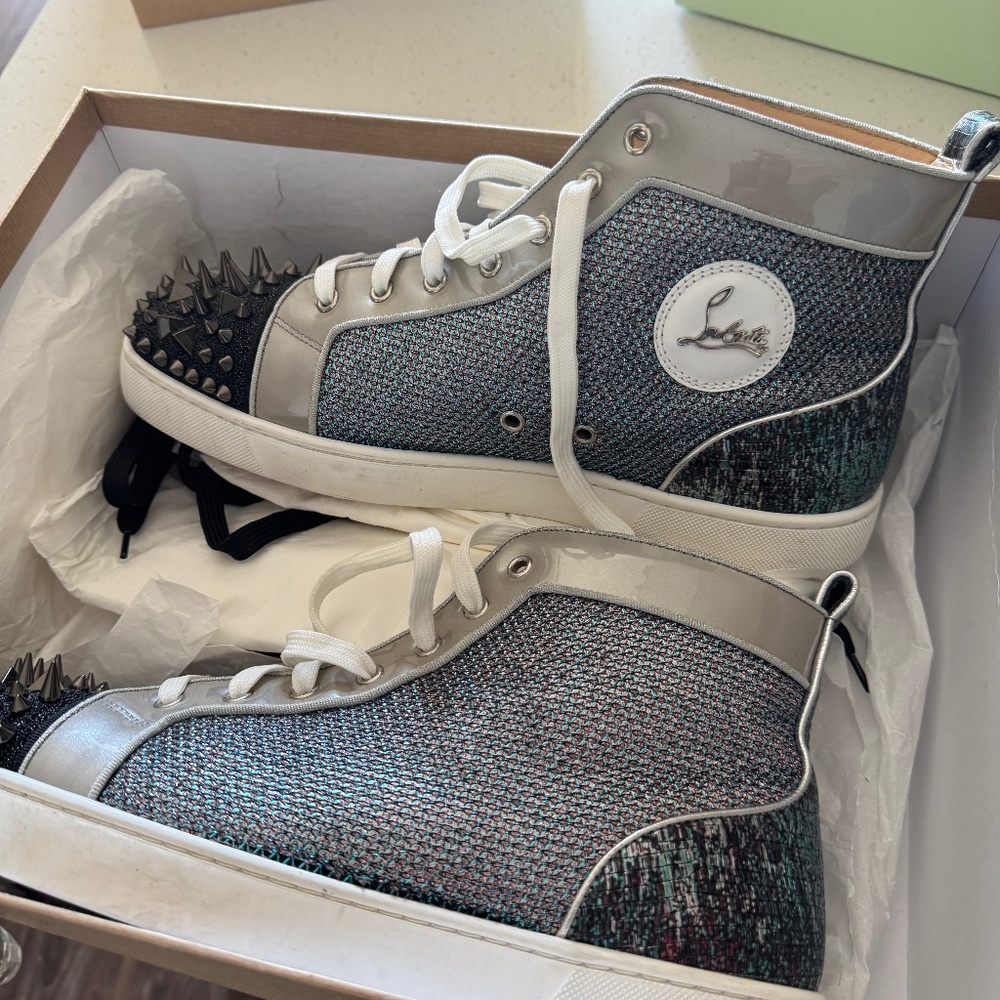 Christian Louboutin high top sneaker